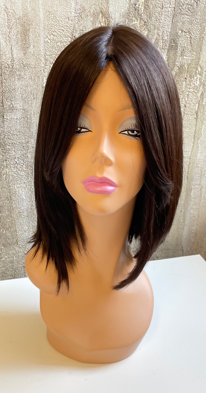 KATE PRECUT COLOR #2 PROCESSED EUROPEAN MONO TOP WIG