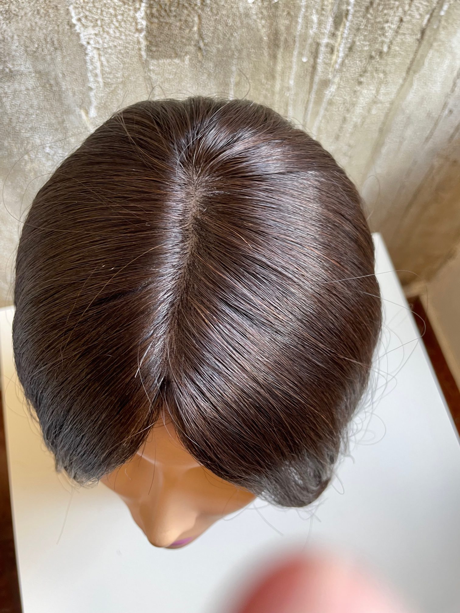 KATE PRECUT COLOR #2 PROCESSED EUROPEAN MONO TOP WIG - Image 2
