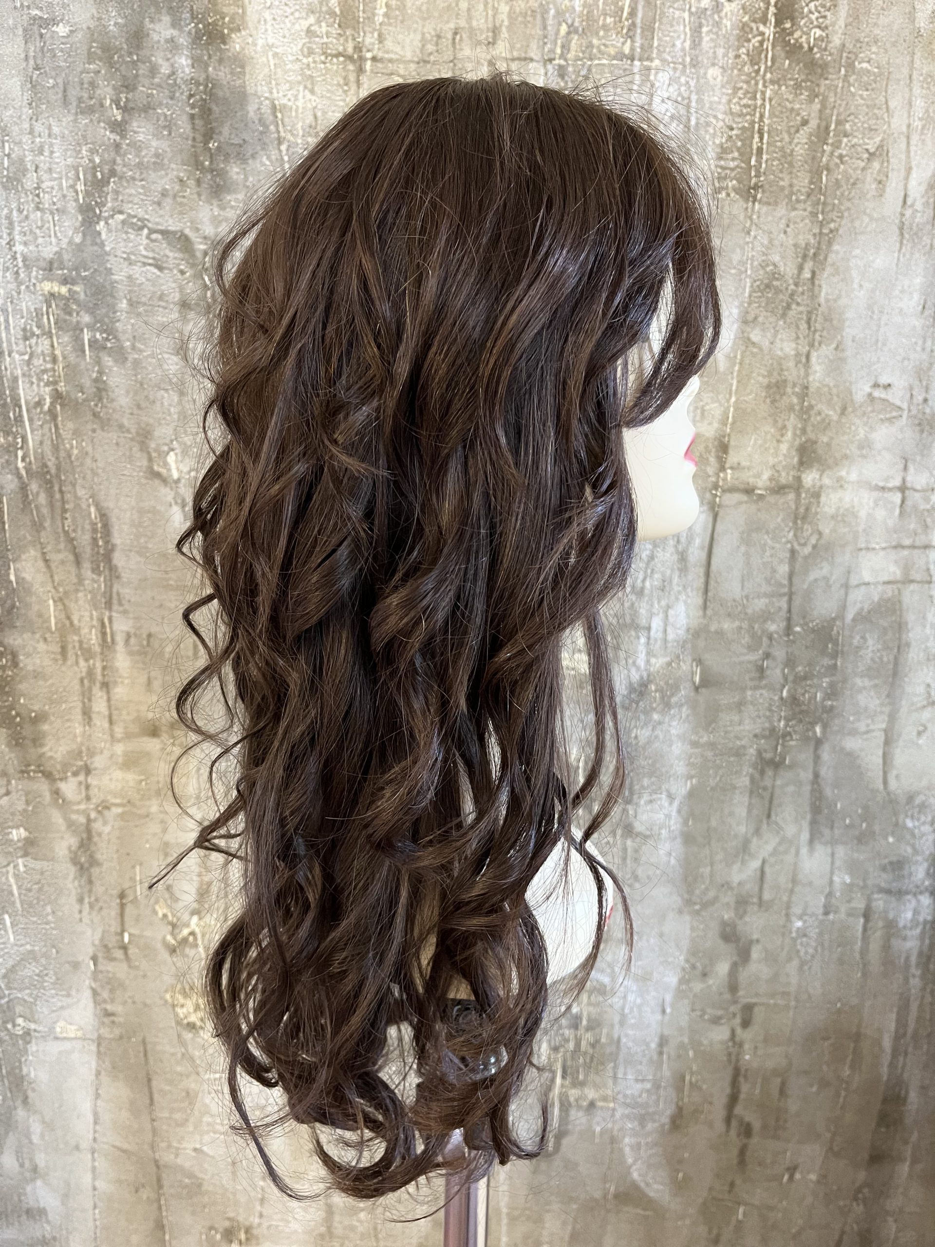 100% EUROPEAN PROCESSED HUMAN HAIR 24" BROWN - Image 4