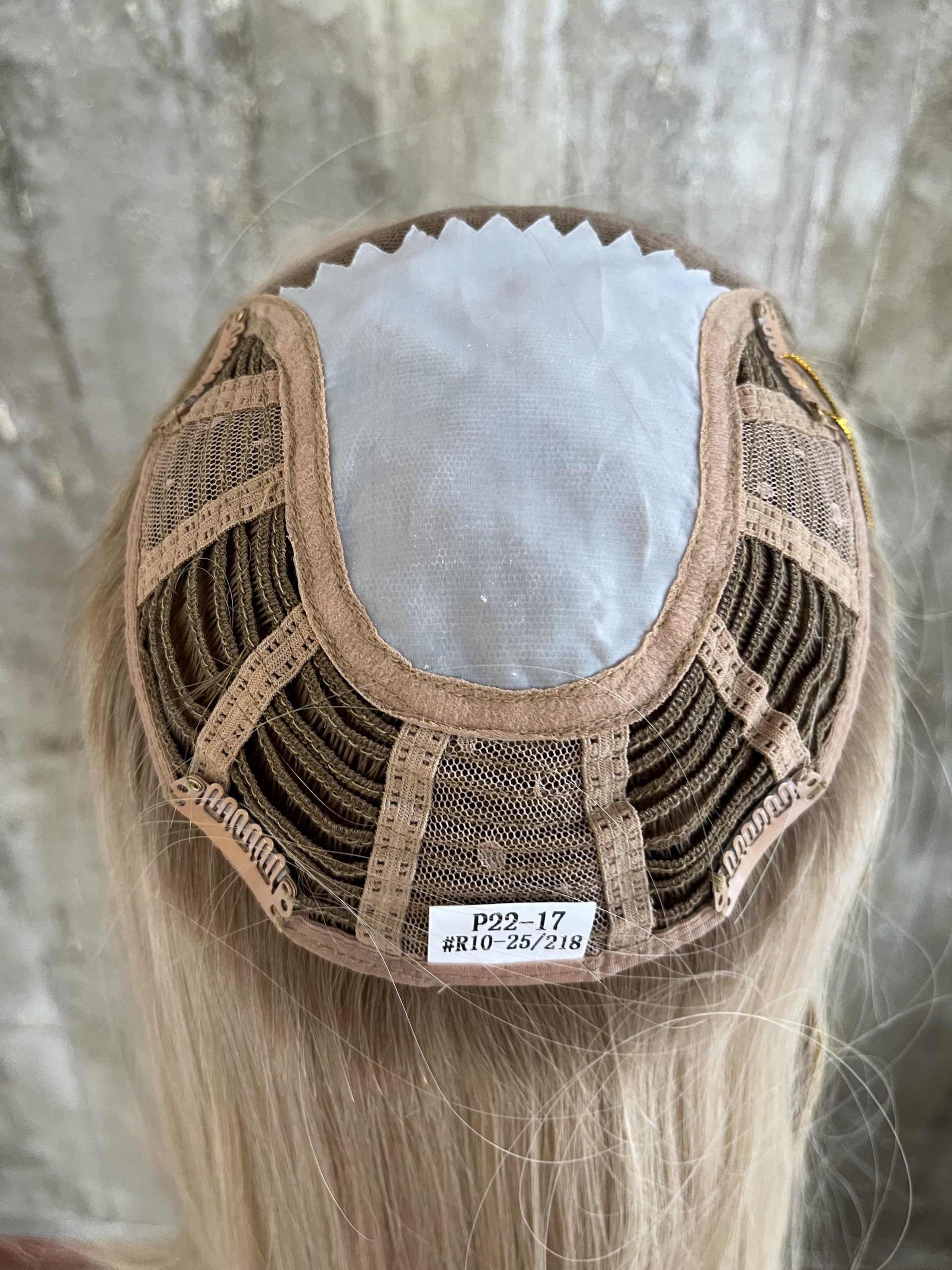 100% EUROPEAN PROCESSED HUMAN HAIR TOPPER 19" BLOND - Image 7
