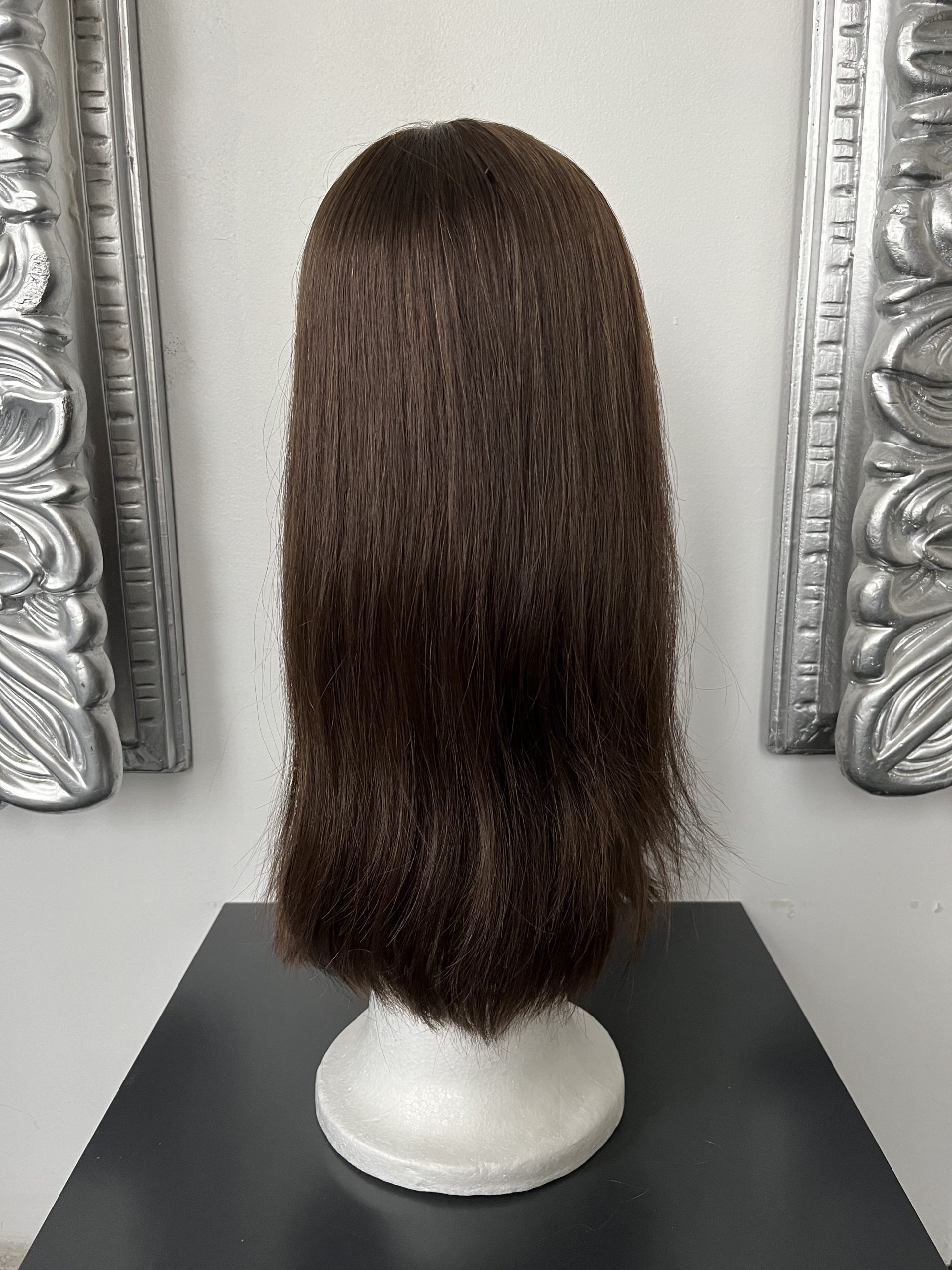 100% NATURAL VIRGIN EUROPEAN HUMAN HAIR TOPPER 16" LIGHT BROWN - Image 3