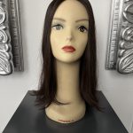 100% NATURAL VIRGIN EUROPEAN HUMAN HAIR TOPPER 19" BROWN